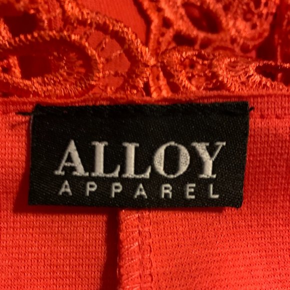 Alloy Apparel Salmon Body Con Mini/Midi Dress - Picture 14 of 16